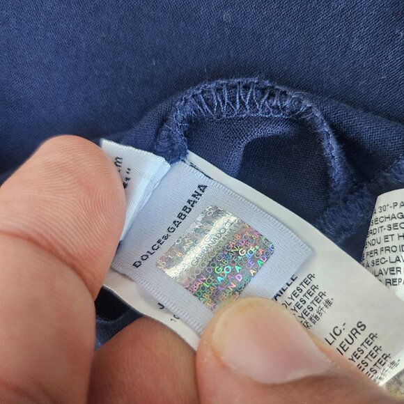 Dolce & Gabbana Kids Tee Shorts Sleeve Crew Neck T Shirt Made in Italy Size 7/8 - Picture 9 of 11